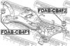 FORD 1502738 Mounting, axle beam